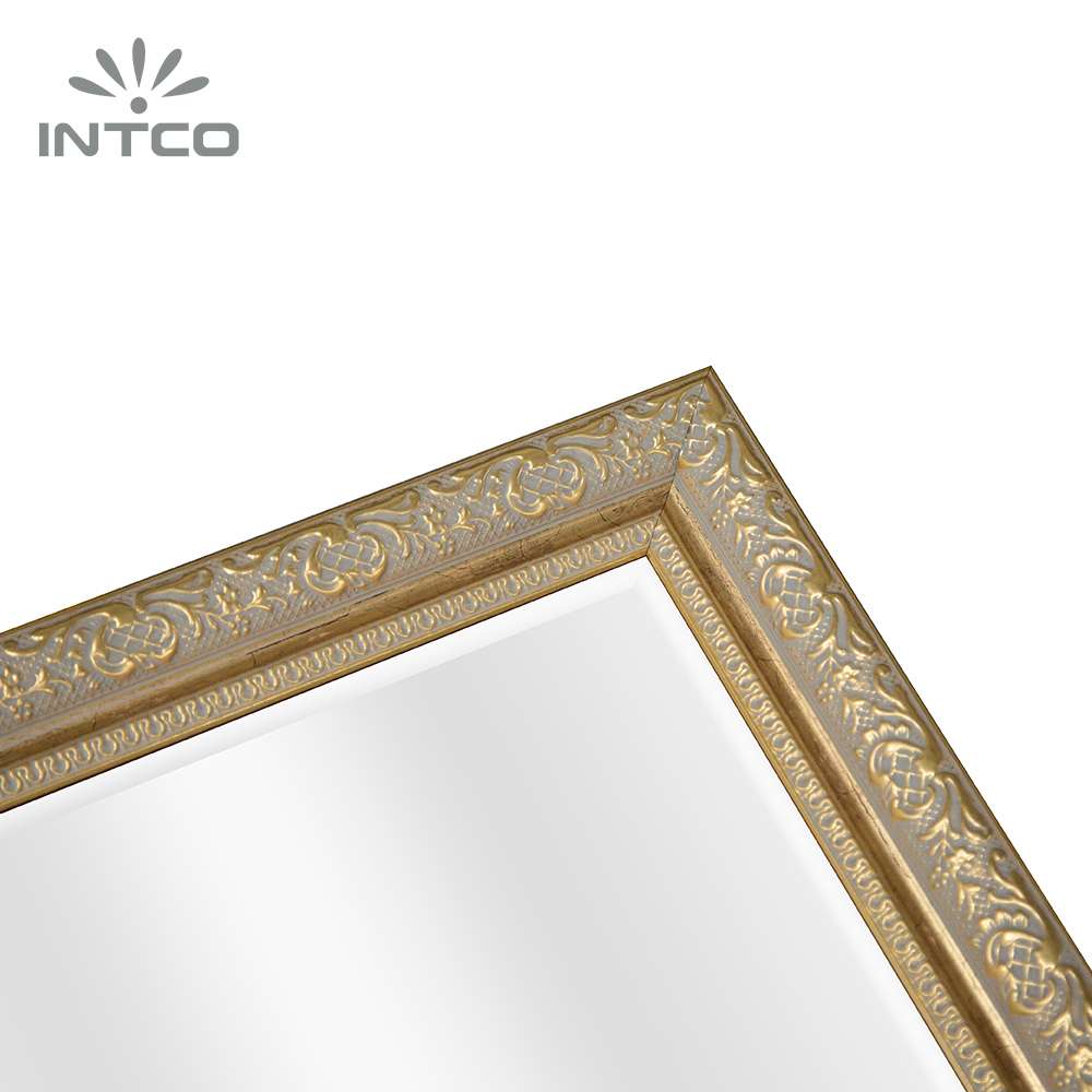 Custom gold mirror frame moldings and optional finishes